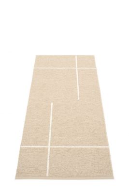Fred Rug 70x180cm beige Pappelina