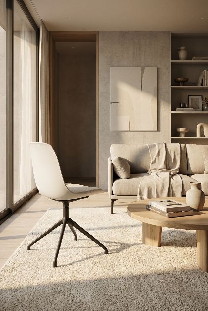 Elephantino swivel chair Kristalia