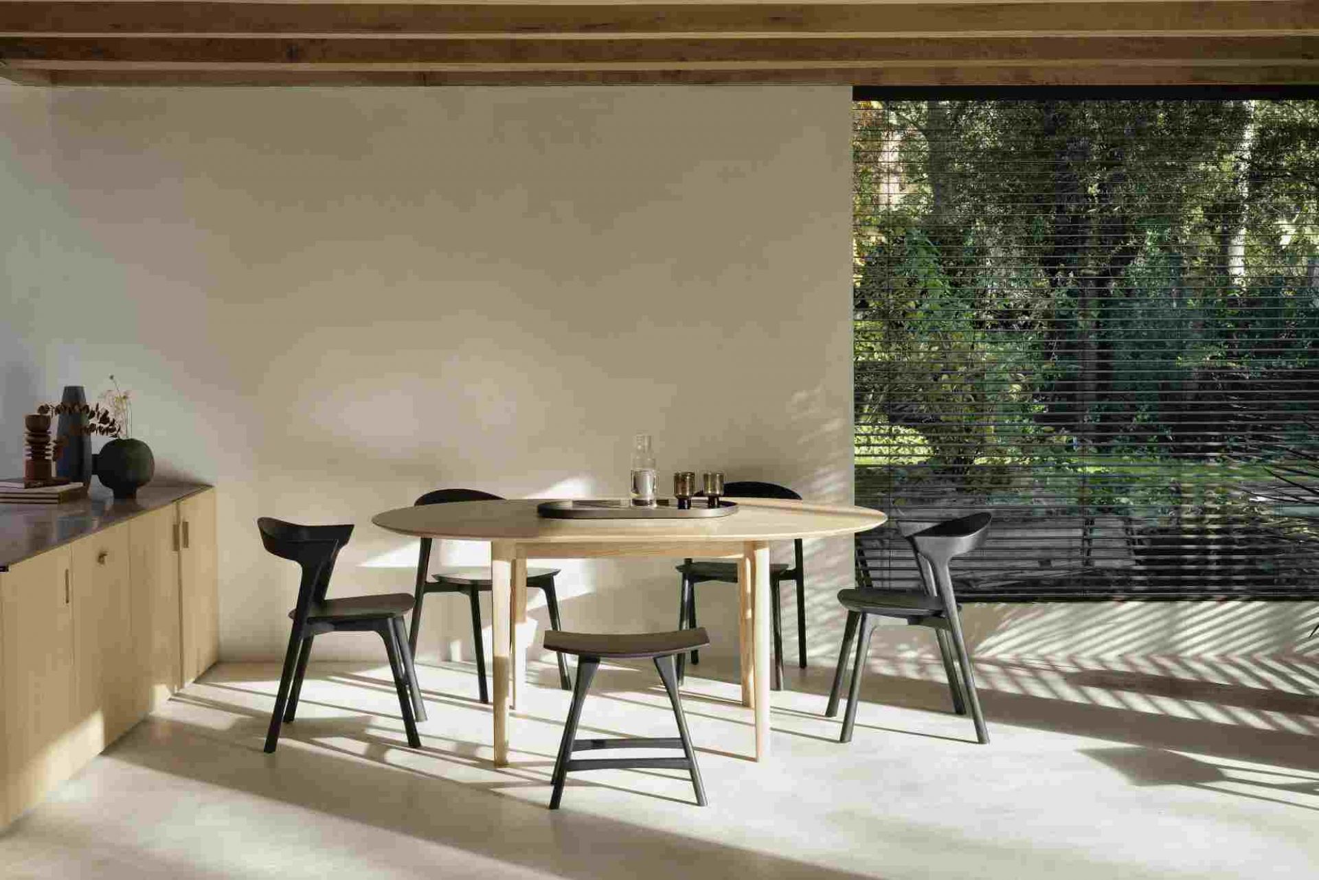 Bok Oak Extendable Table Round Ethnicraft