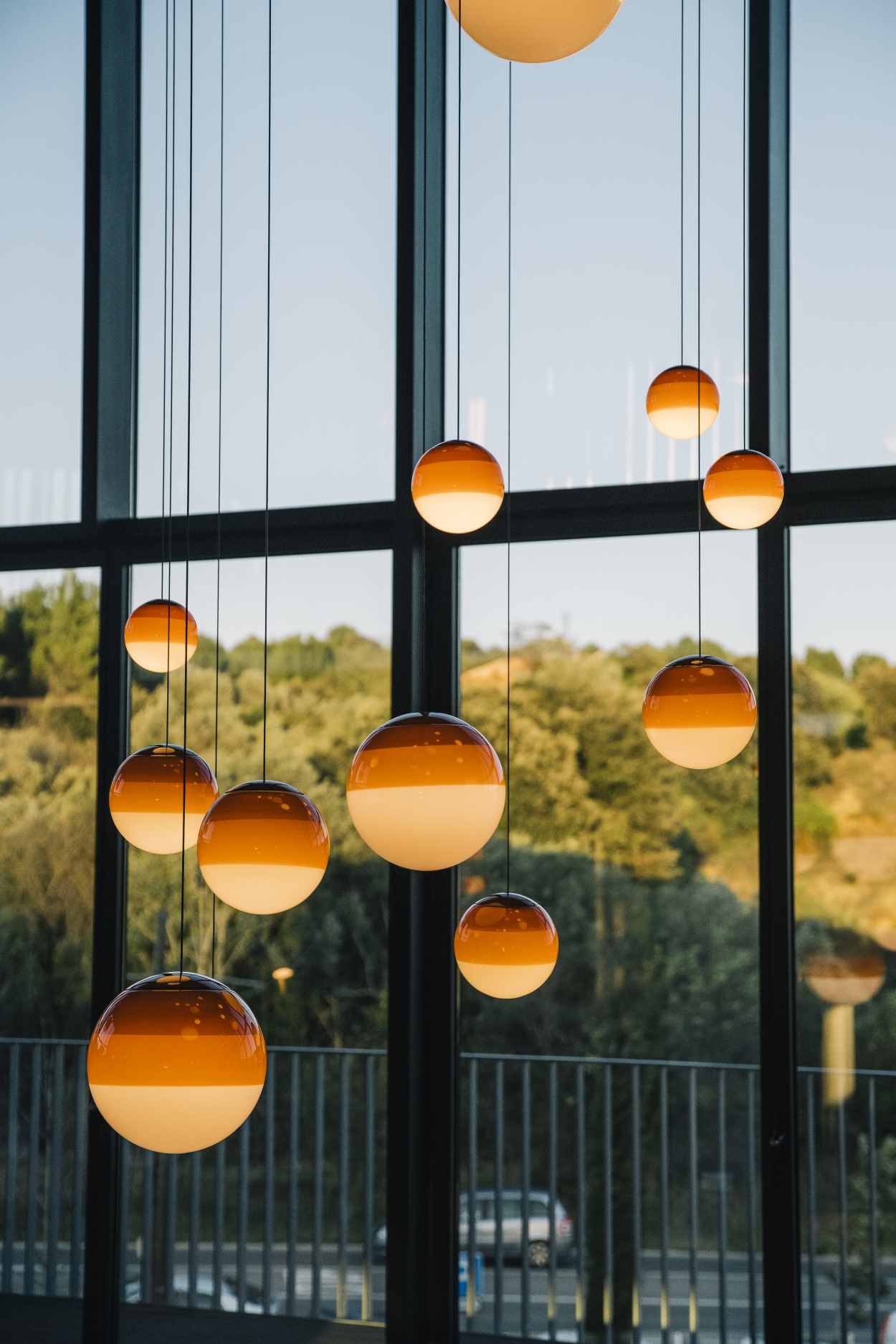 Dipping Light 40 LED Pendant Light marset Green