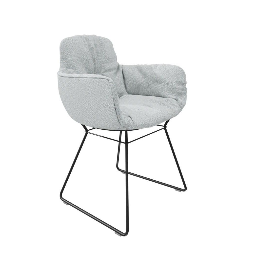 Leya chair armrest high Fabric Safire Freifrau Manufaktur
