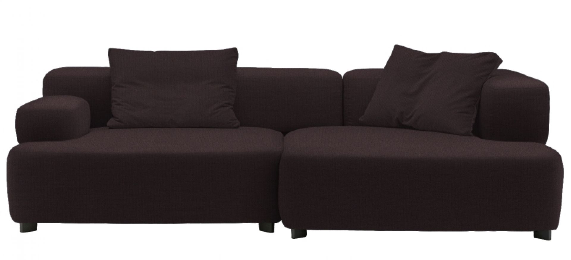 Alphabet 3-Seater Sofa Armrest right Fritz Hansen