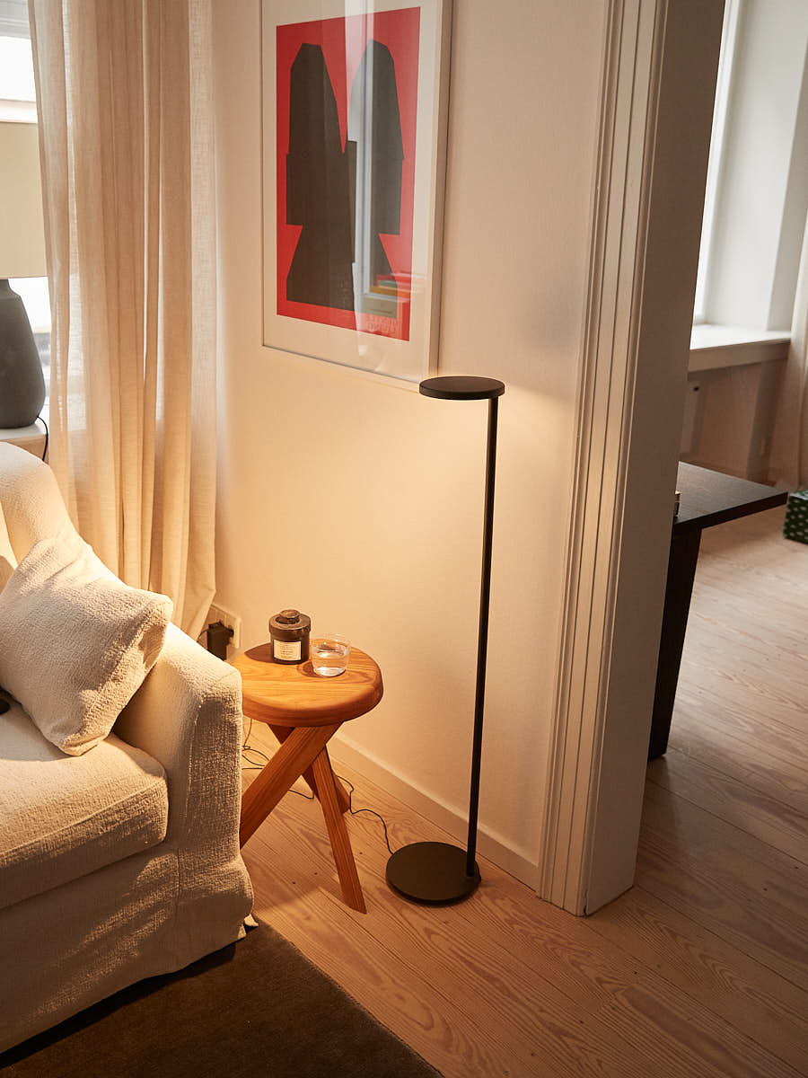 Oblique Floor Lamp Anthracite Matt Flos SINGLE PIECES