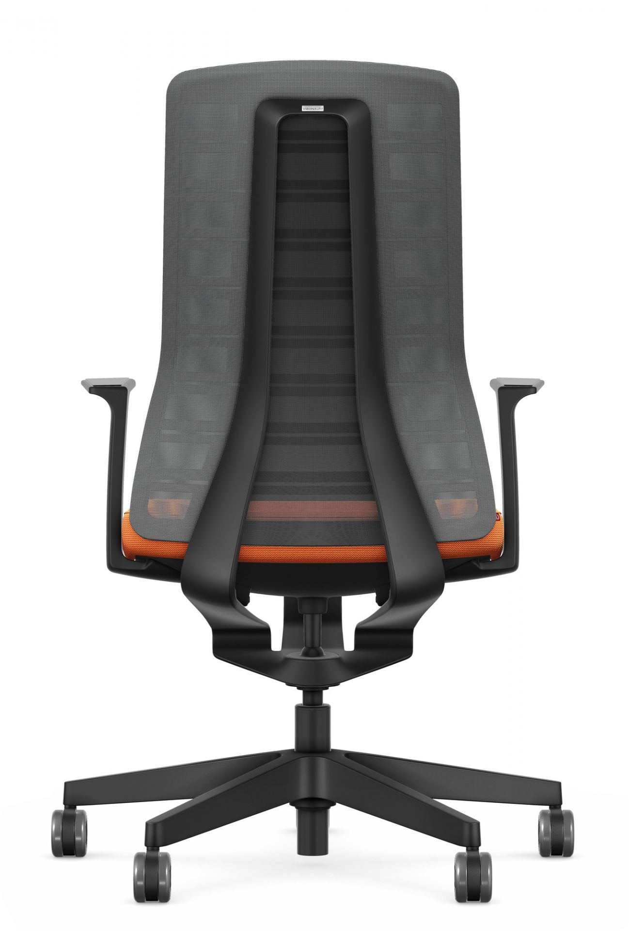 Pure Edition Active Office swivel chair Interstuhl Anthracite - Orange