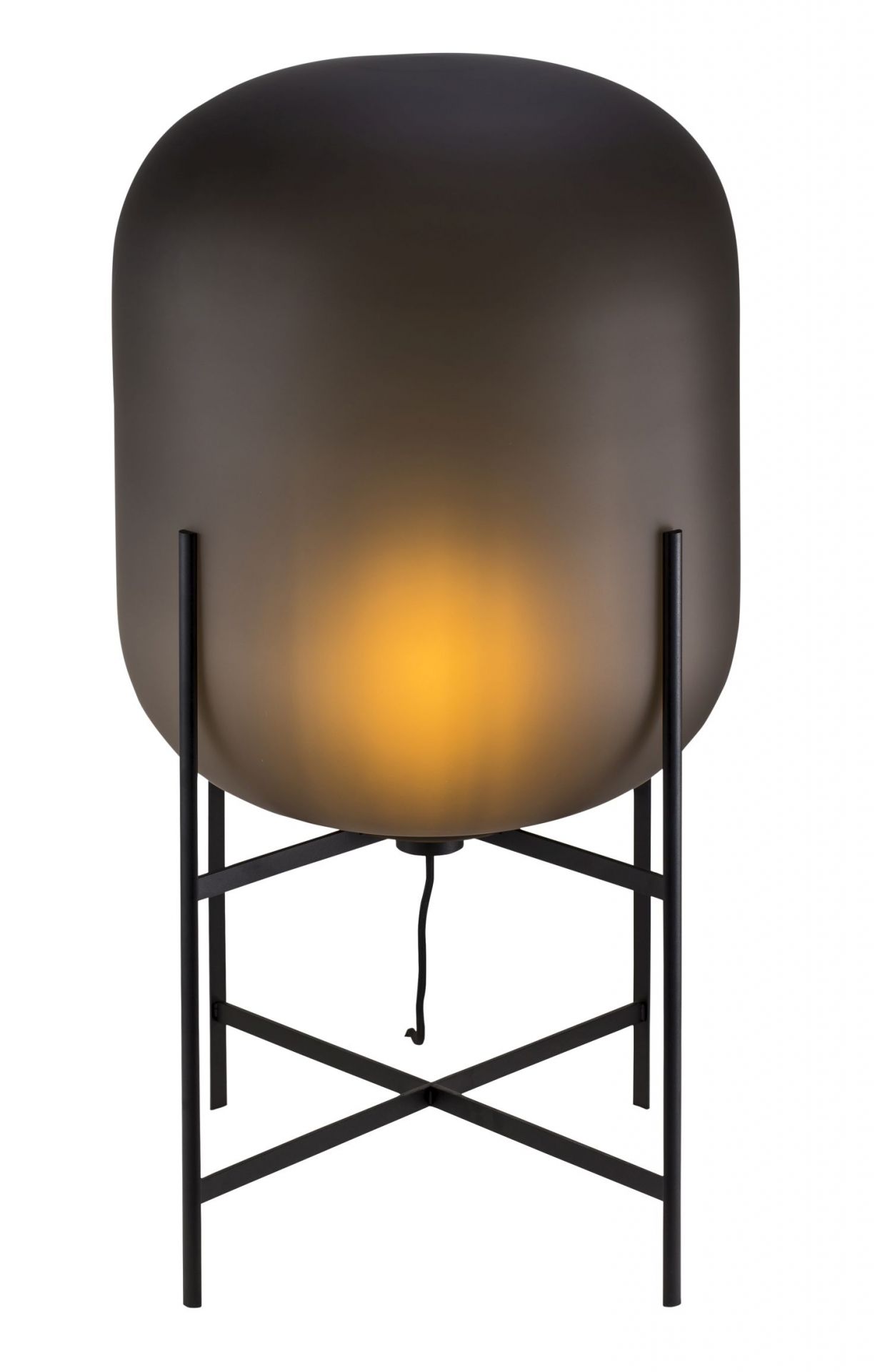 Oda Medium floor lamp smoke grey satined Pulpo