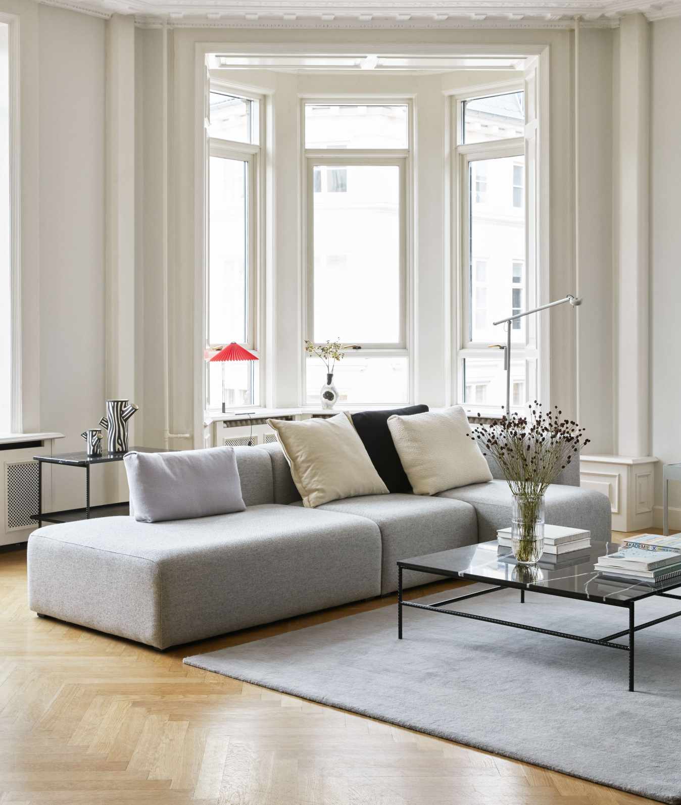 Mags Sofa 3-seater Combination 4 with armrest left Hay  