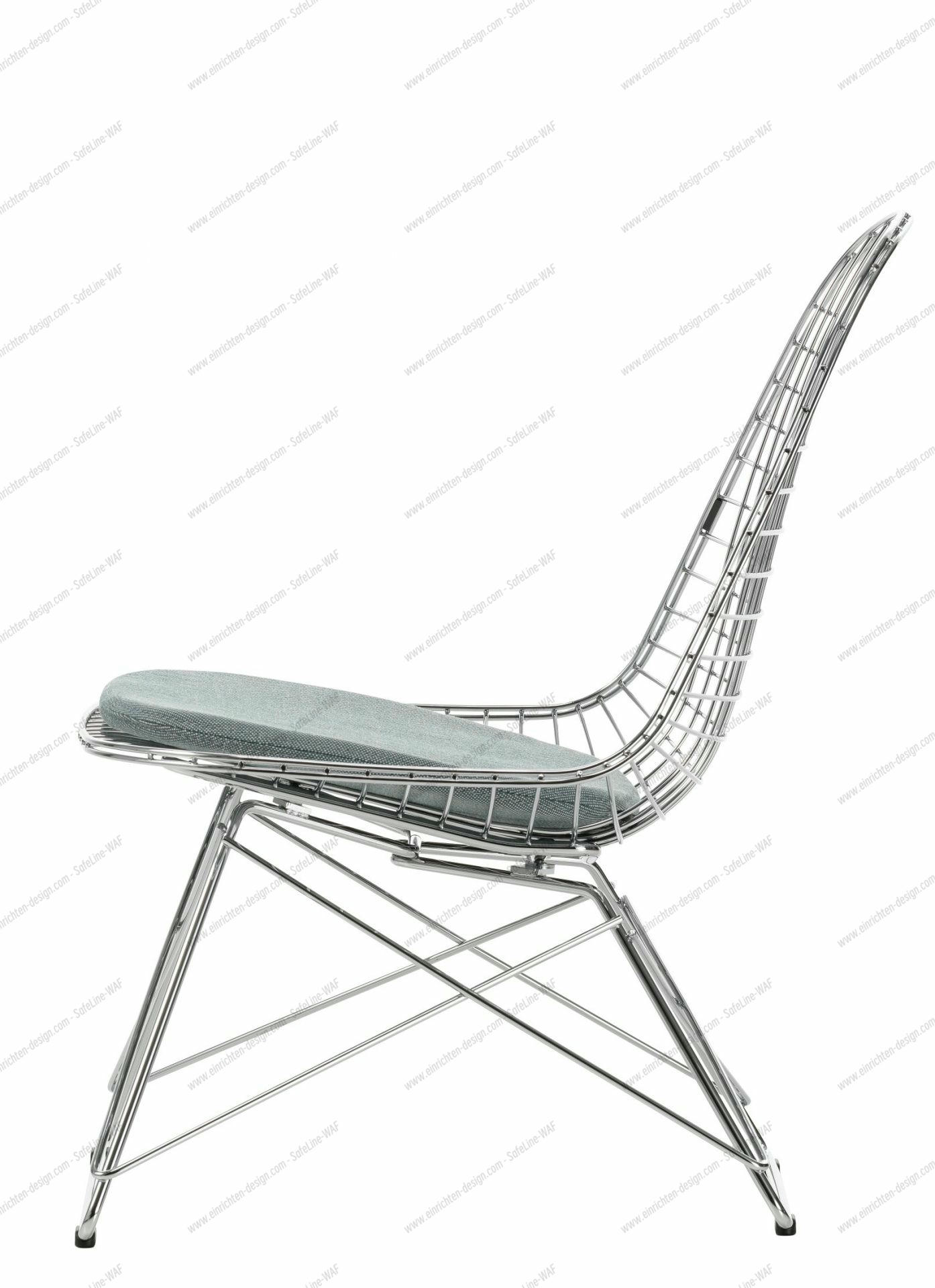 LKR-5 Wire Chair Chair with Seat Cushion Vitra