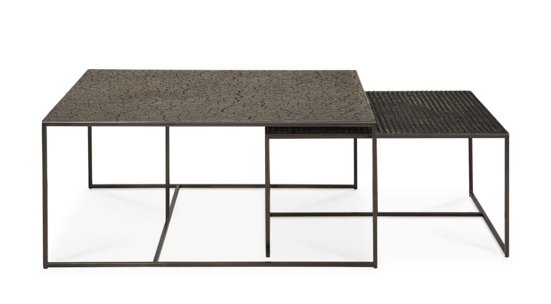 Pentagon Coffee Table Set of 2 Whisky Ethnicraft