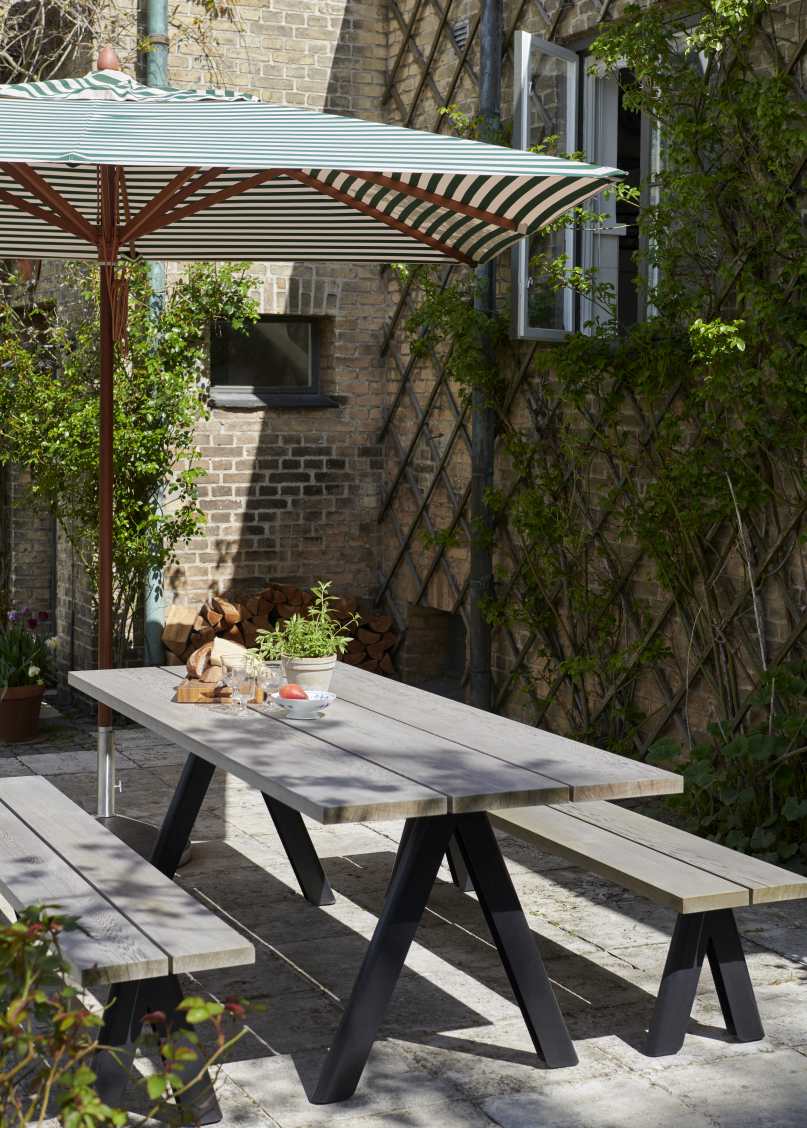 Overlap Bench Bench Outdoor Skagerak by Fritz Hansen