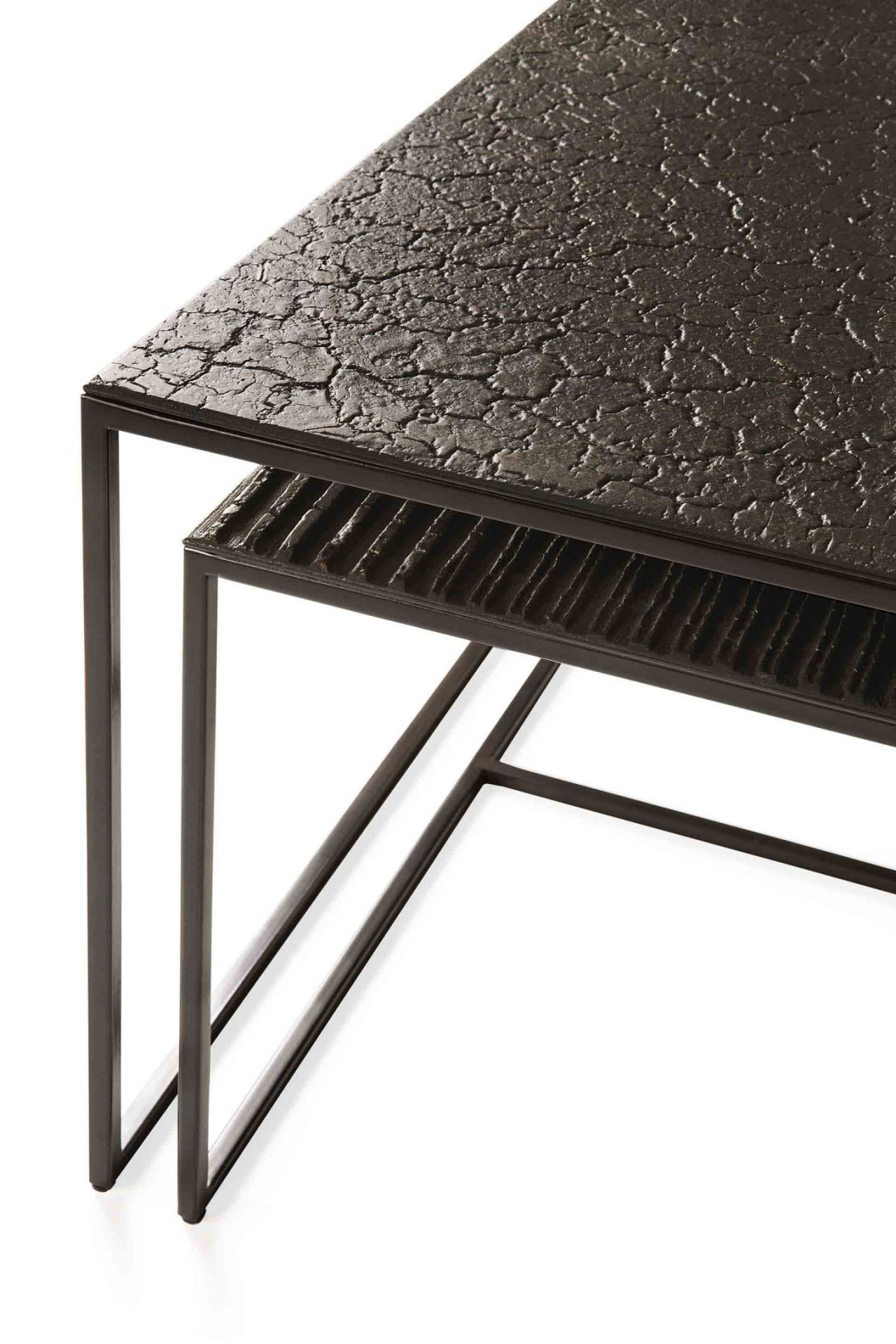 Pentagon Coffee Table Set of 2 Whisky Ethnicraft