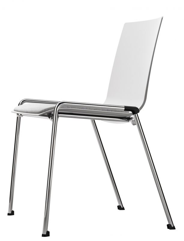 S 260 SP Chair without armrest with mirror upholstery Thonet 
