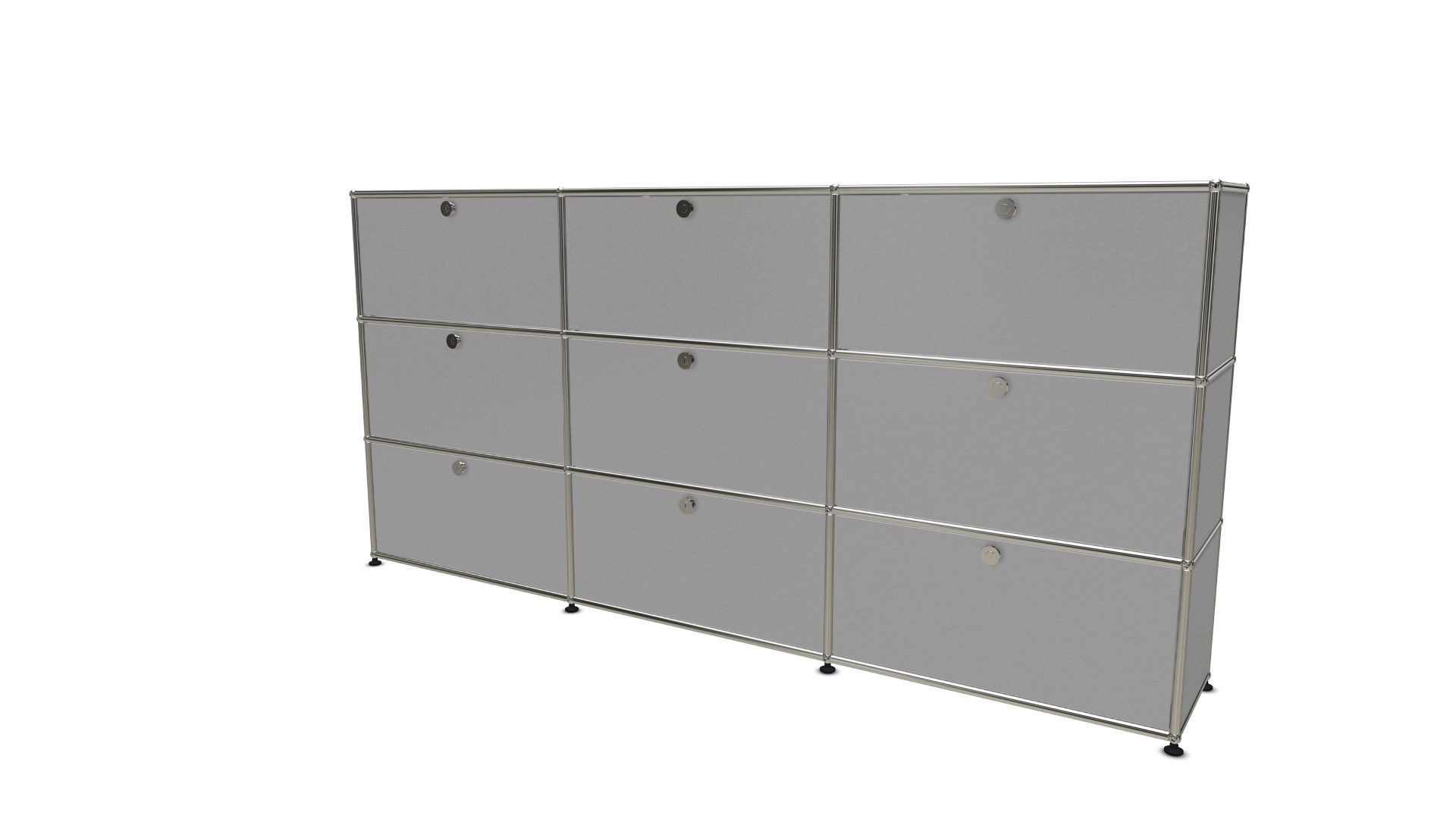 USM Haller Highboard breite Version lichtgrau