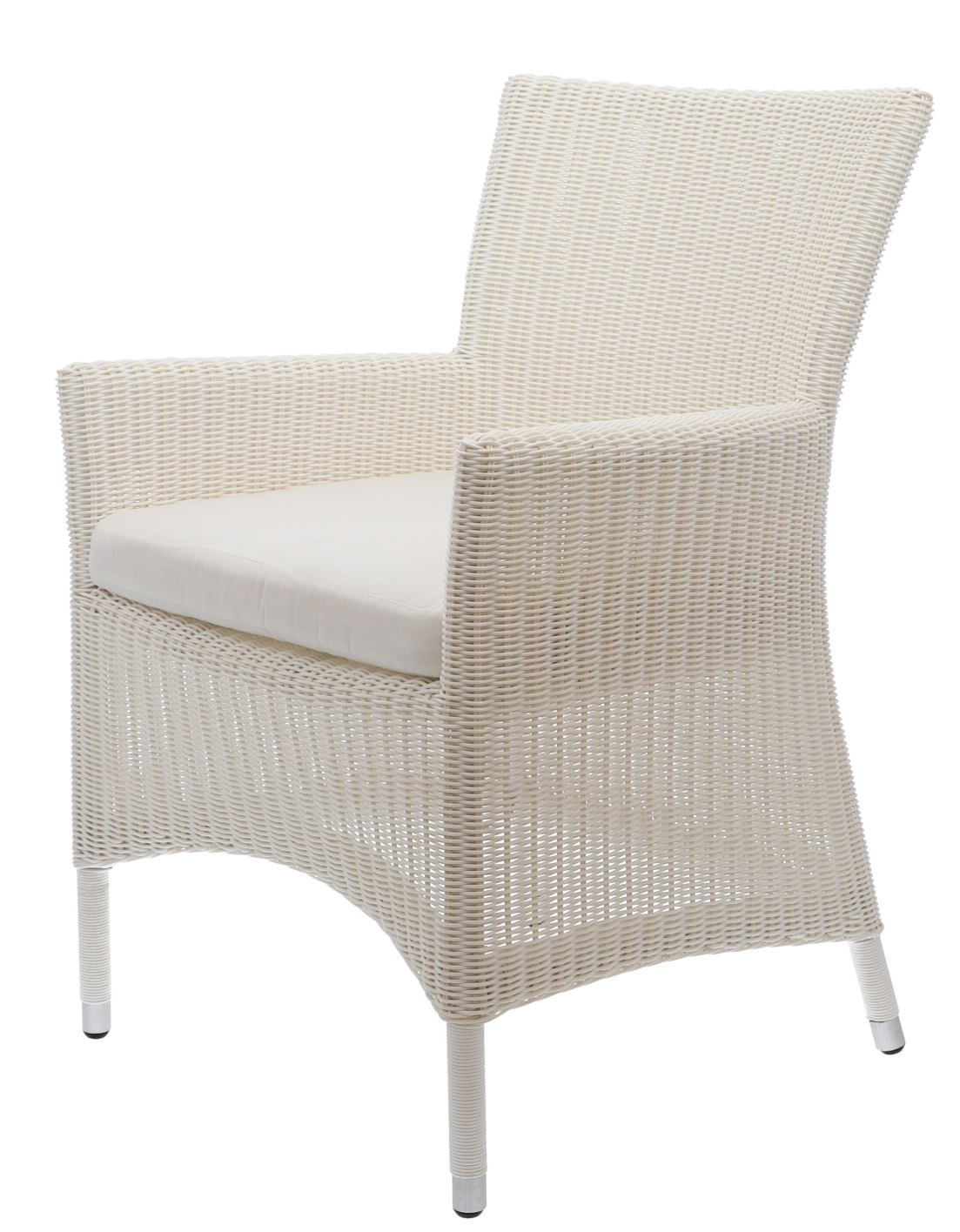 Seat Cushion White for Poesie Armchair Outdoor Jan Kurtz 