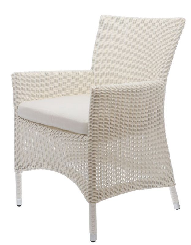 Seat Cushion White for Poesie Armchair Outdoor Jan Kurtz 