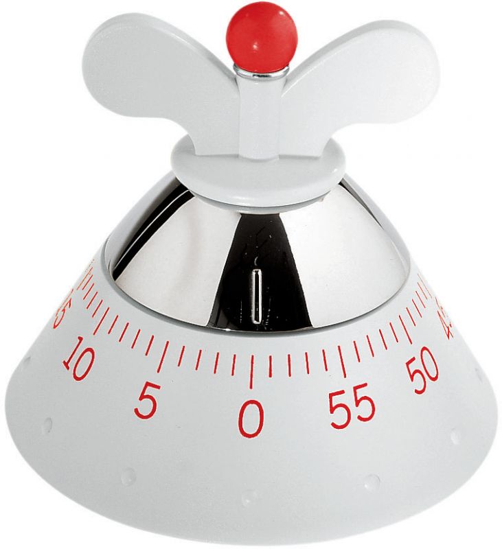 Kitchen Timer Kitchen Clock/Kitchen Alarm Clock White Alessi SINGLE PIECES