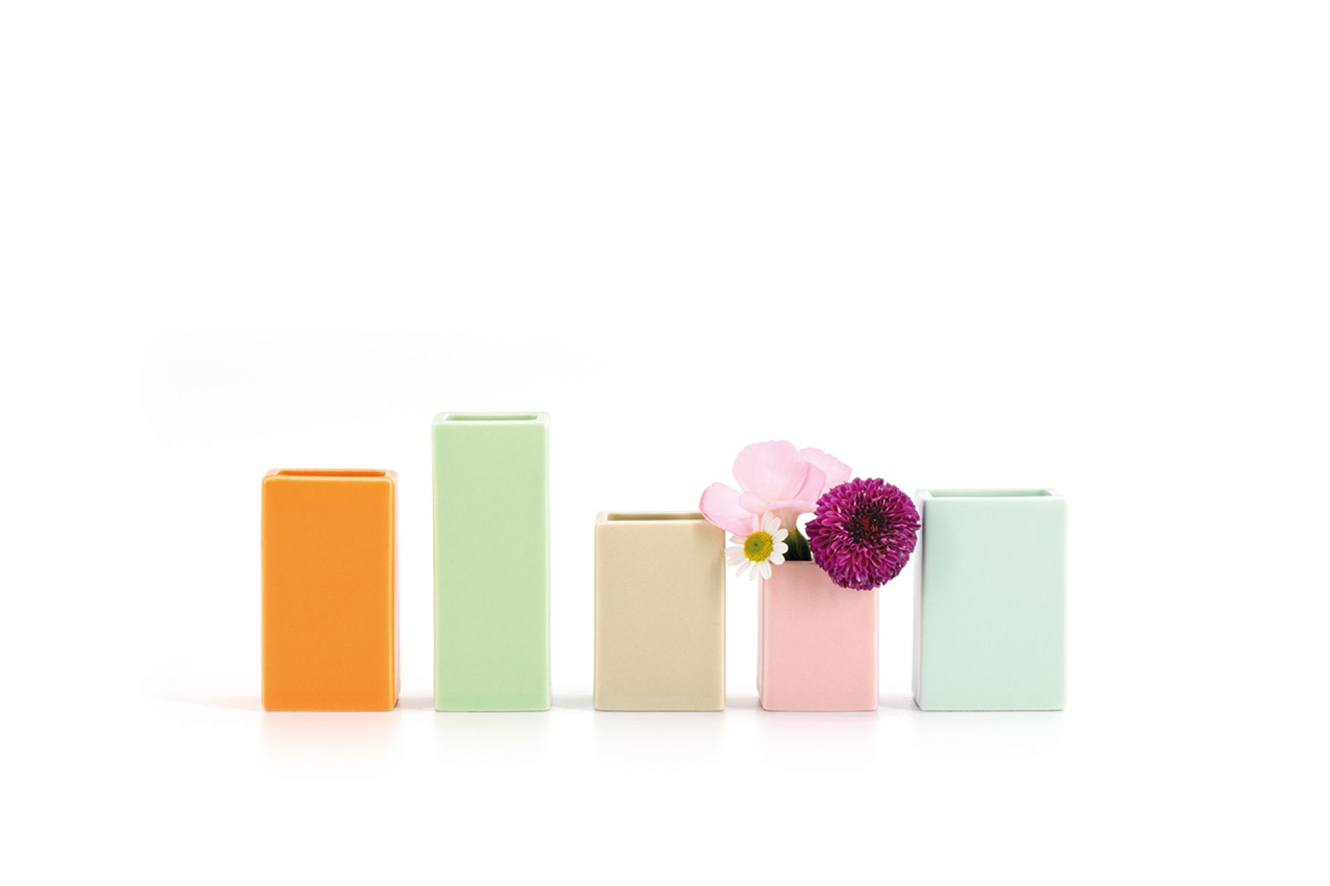 Mini-Vases Set of 5 Remember SINGLE PIECES