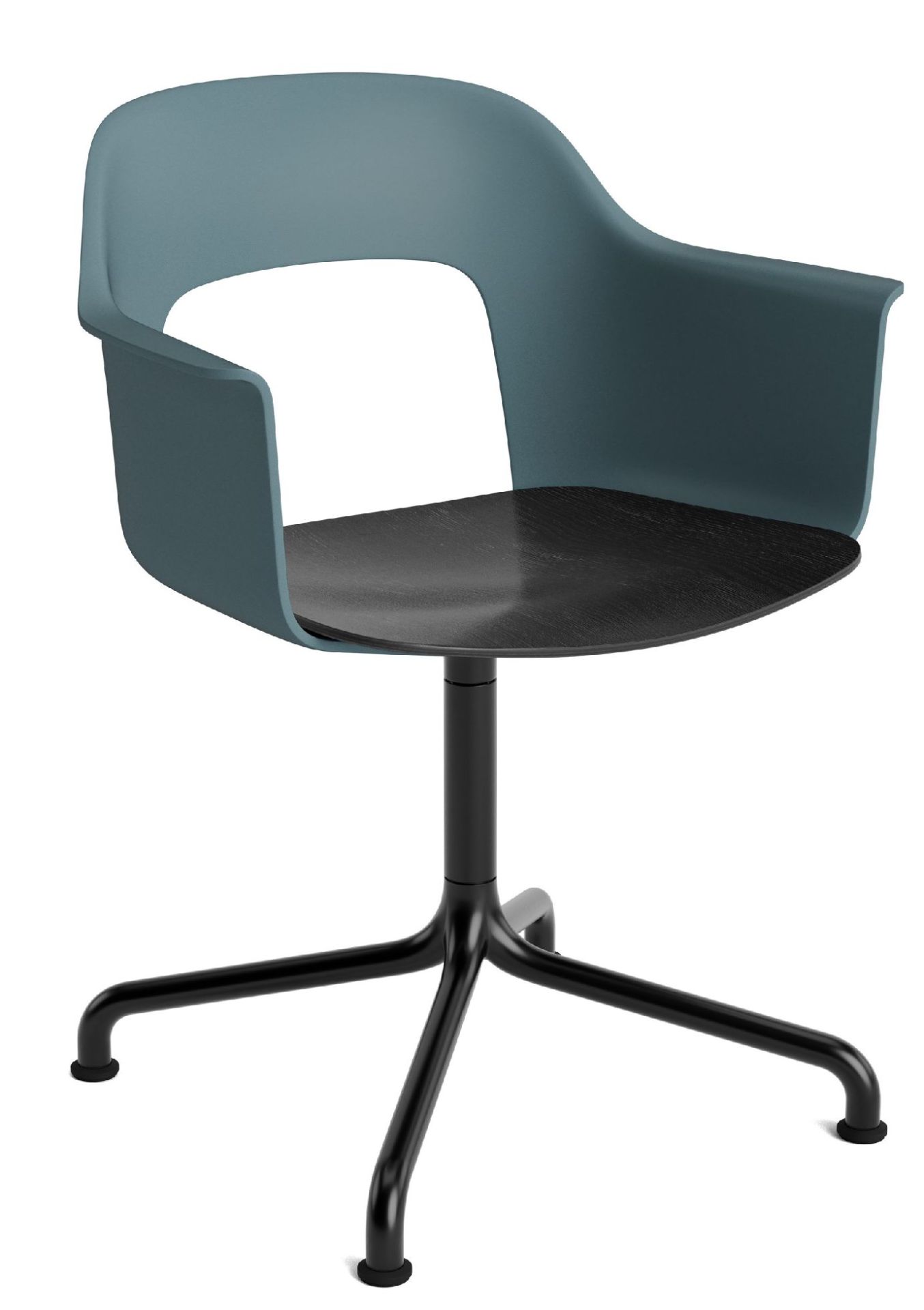 Layout Armchair 252 Armchair 4-star base swivel base with curved base Hay  