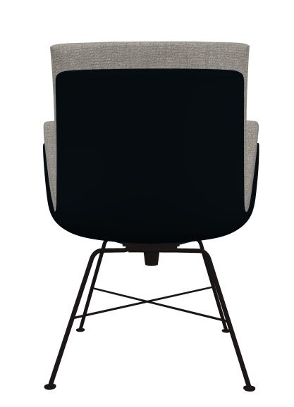 Alvo Armrest Swivel Chair with Wire Frame Cor 