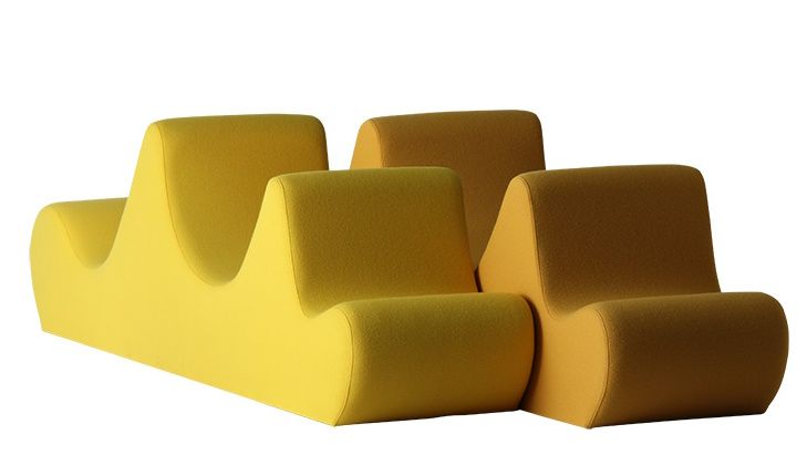 Wave 3 Sofa 3-Seater Verpan 