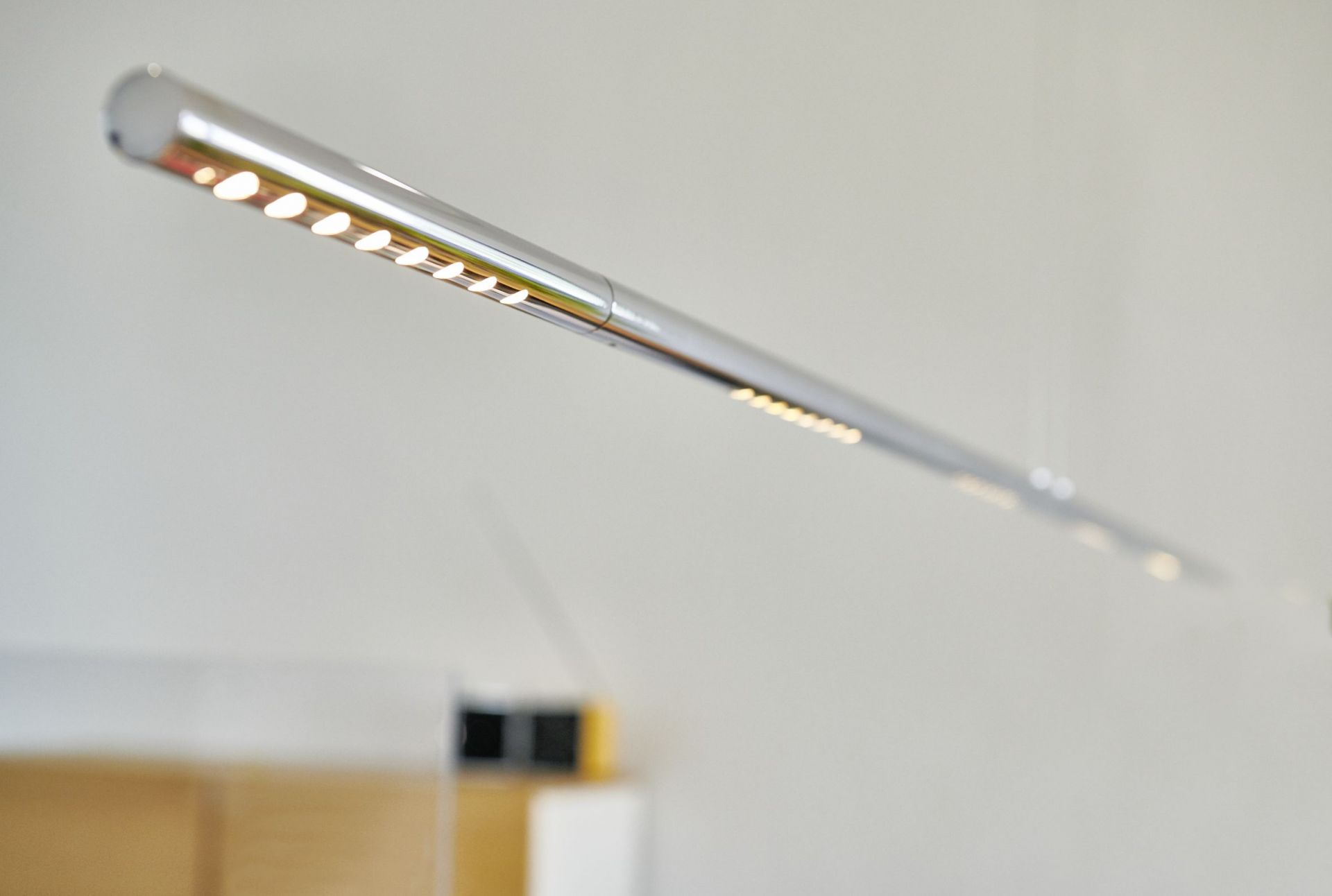LUM 195 Pendant lamp Metal chrome plated Tecnolumen