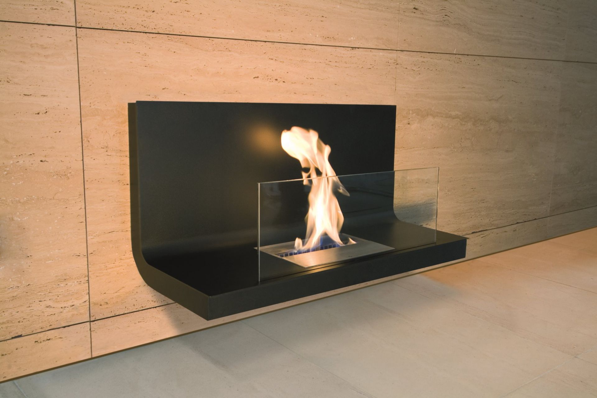 Wall Flame 1 Ethanol Fireplace Radius