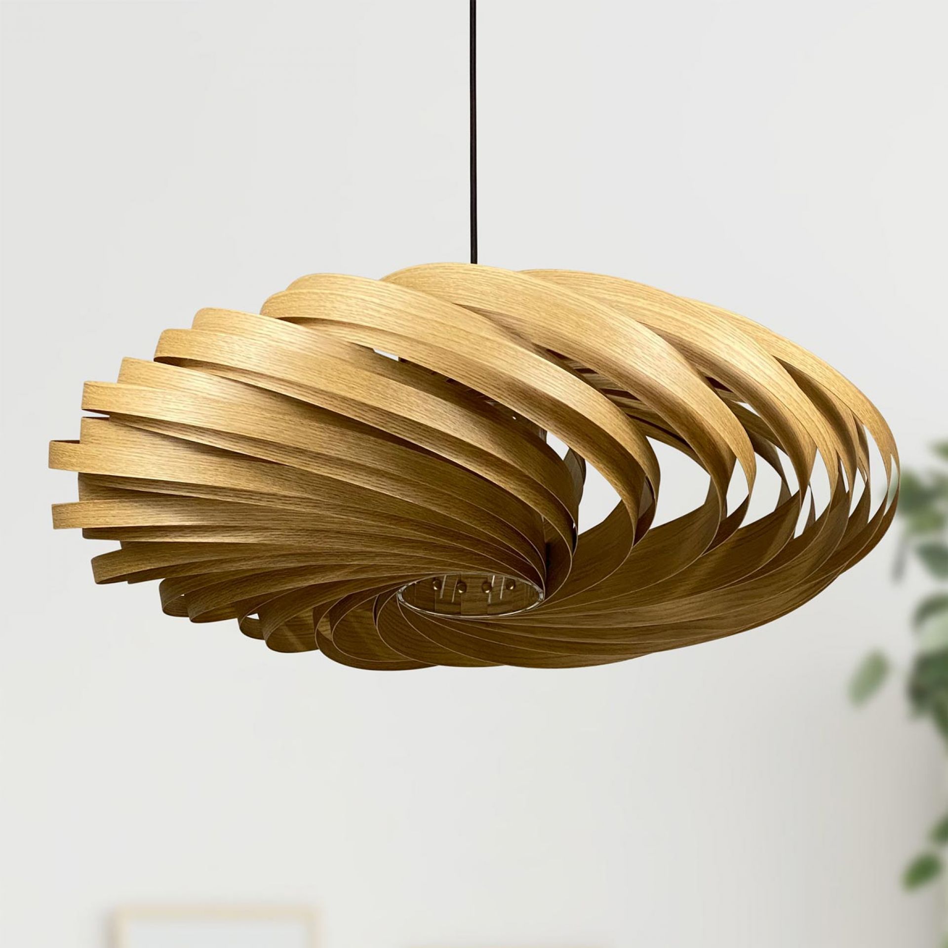 Veneria Pendant lamp Ø70 cm Oak Gofurnit