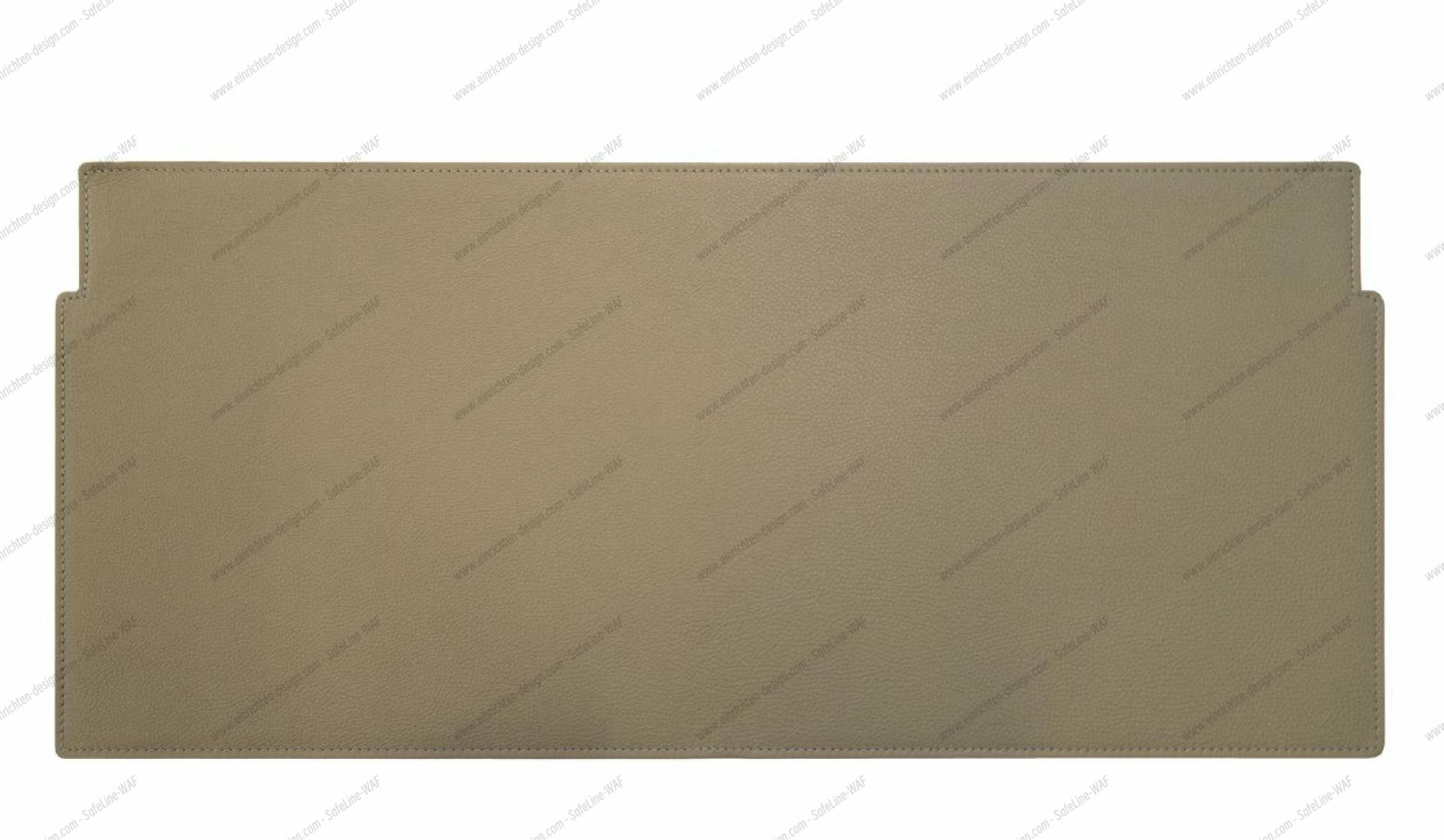 Leather cover for USM Desk Inside Leather on Top 50x35 Light grey