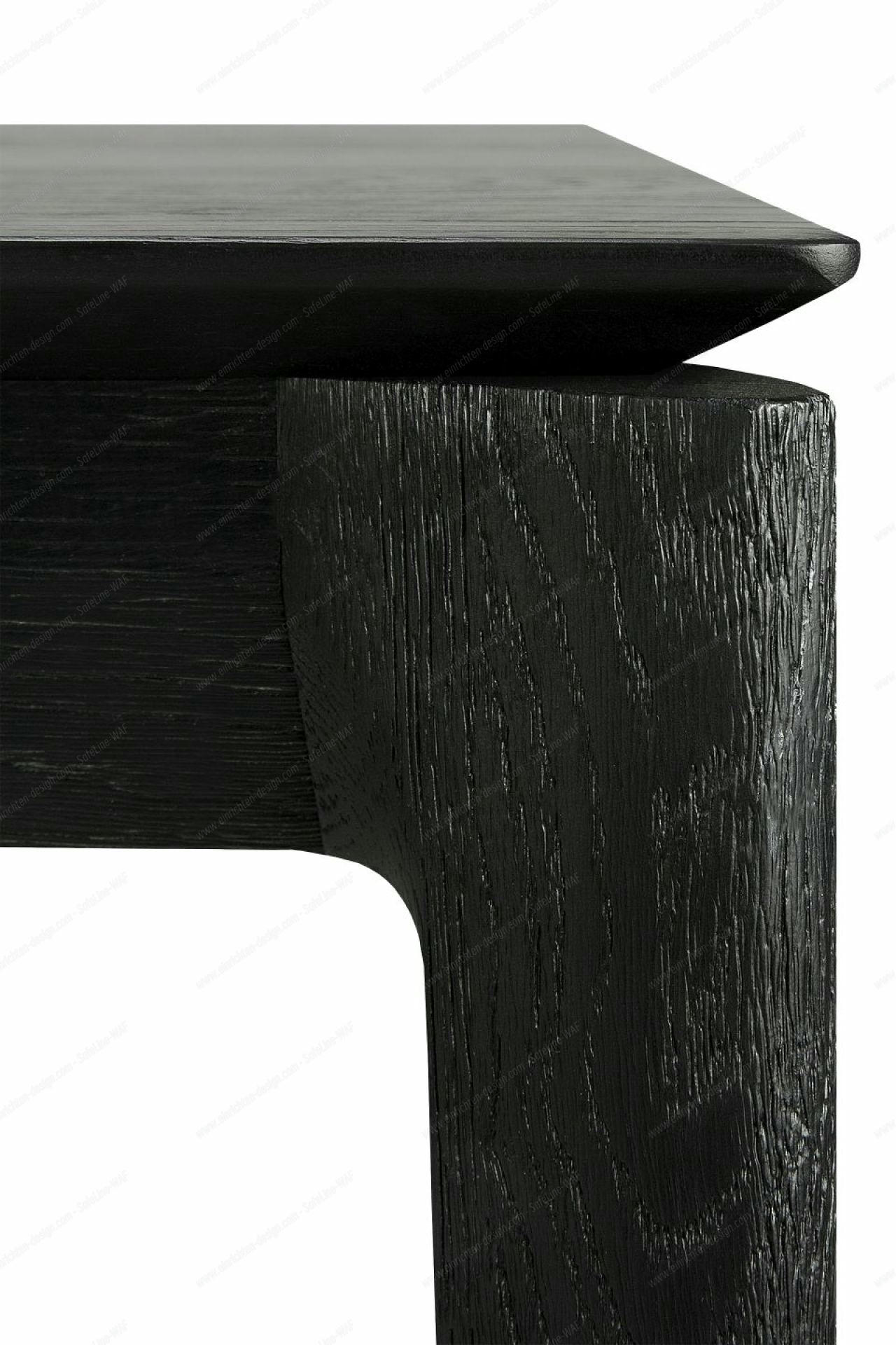Bok Extendable Table Oak Black Ethnicraft