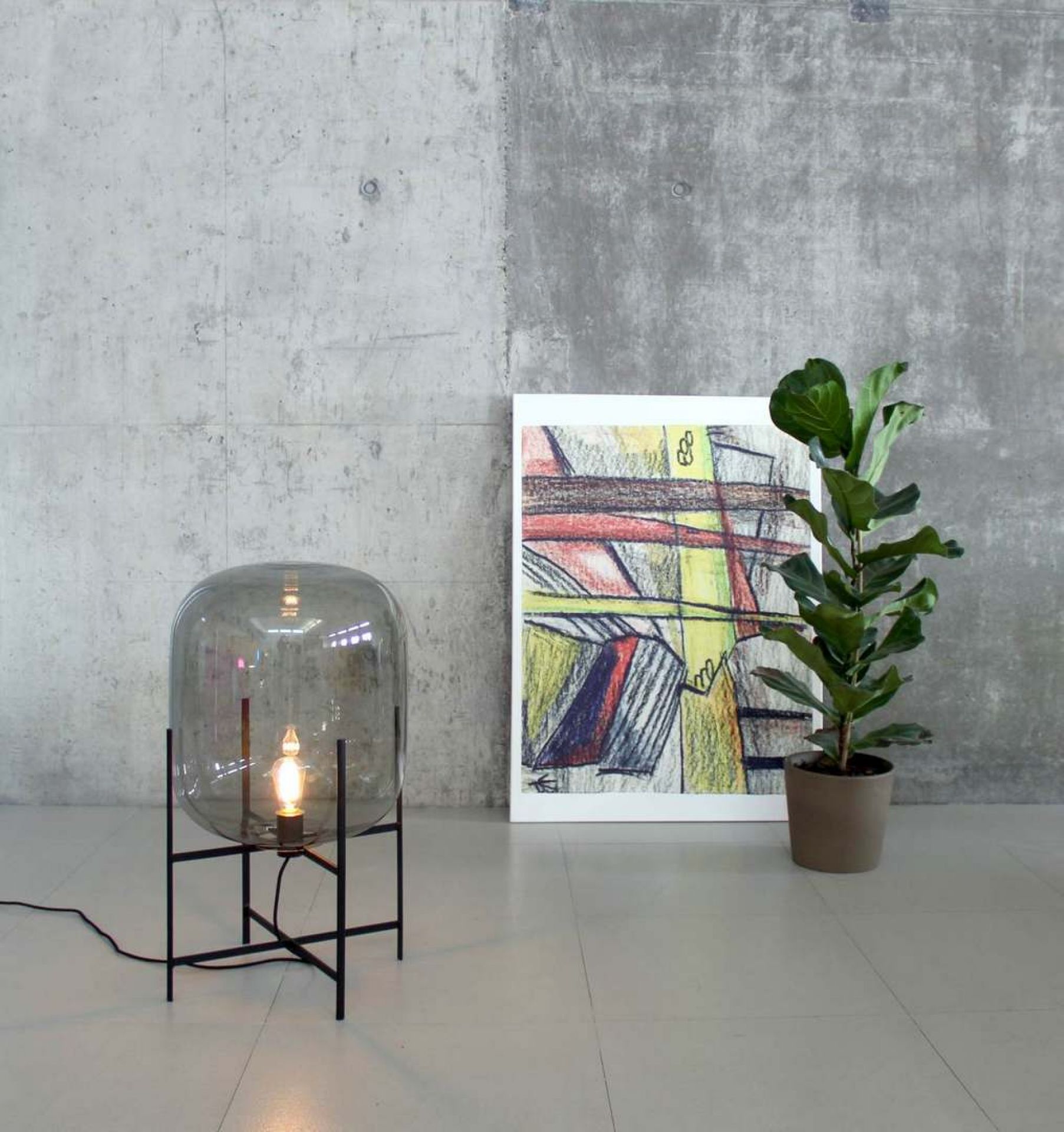 Oda Medium floor lamp Pulpo