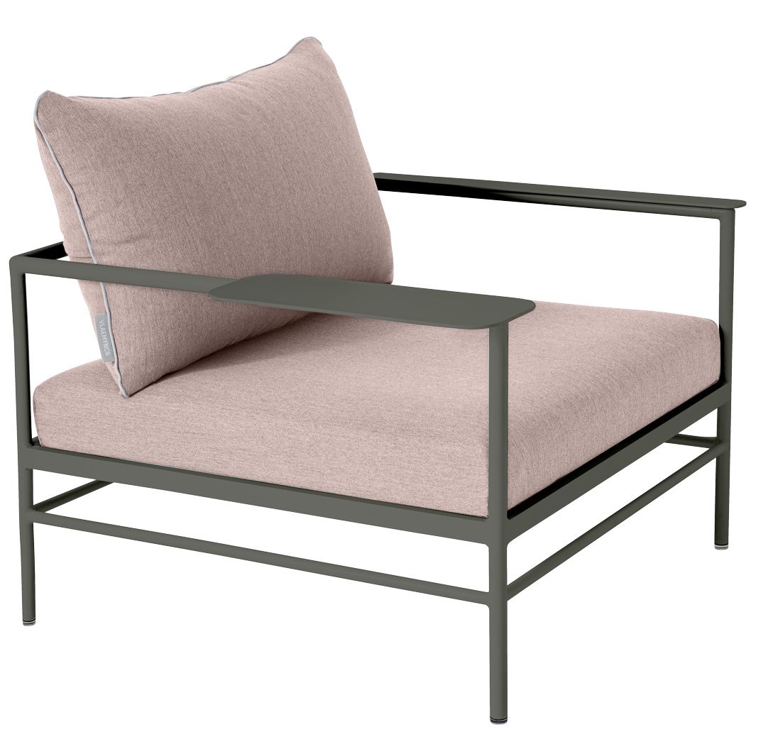Rivage lounge chair with armrests Outdoor Fermob