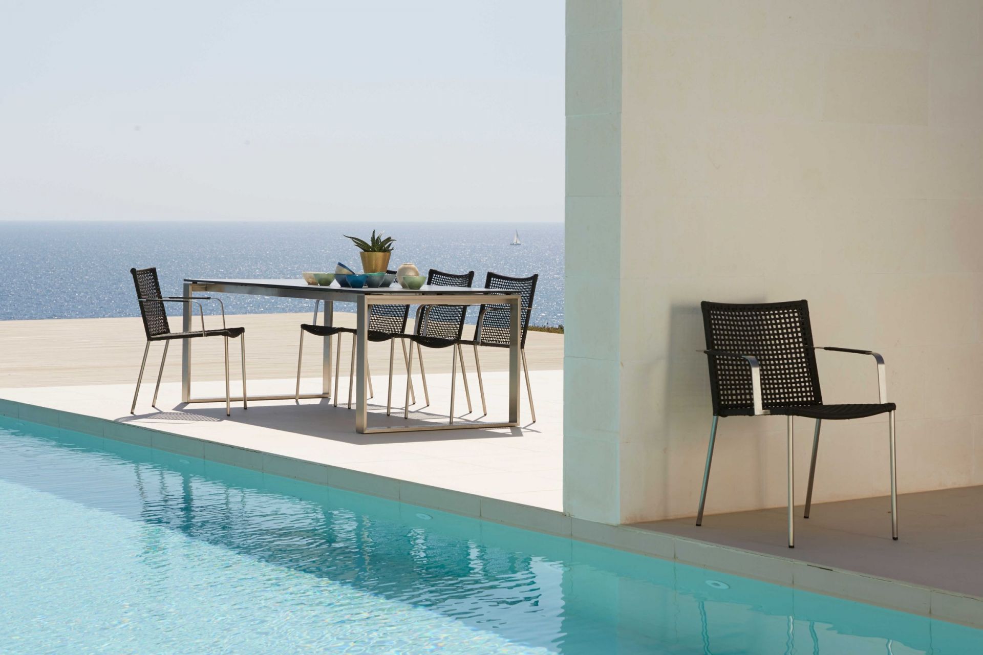 Straw Outdoor armchair Cane-Line