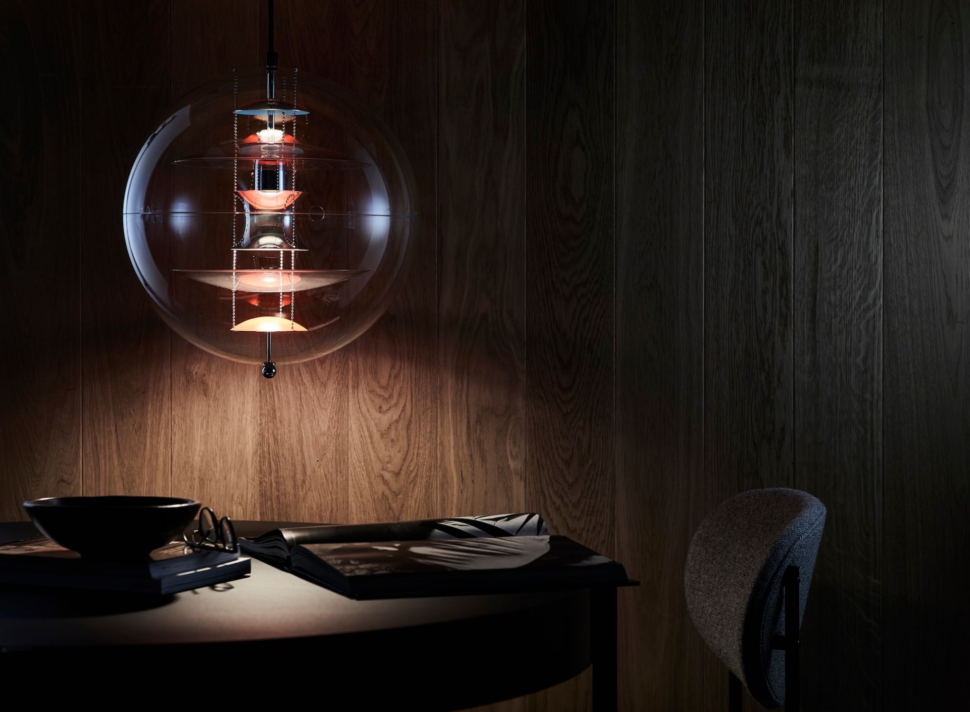 VP Globe Colored Glass Pendant Lamp Verpan