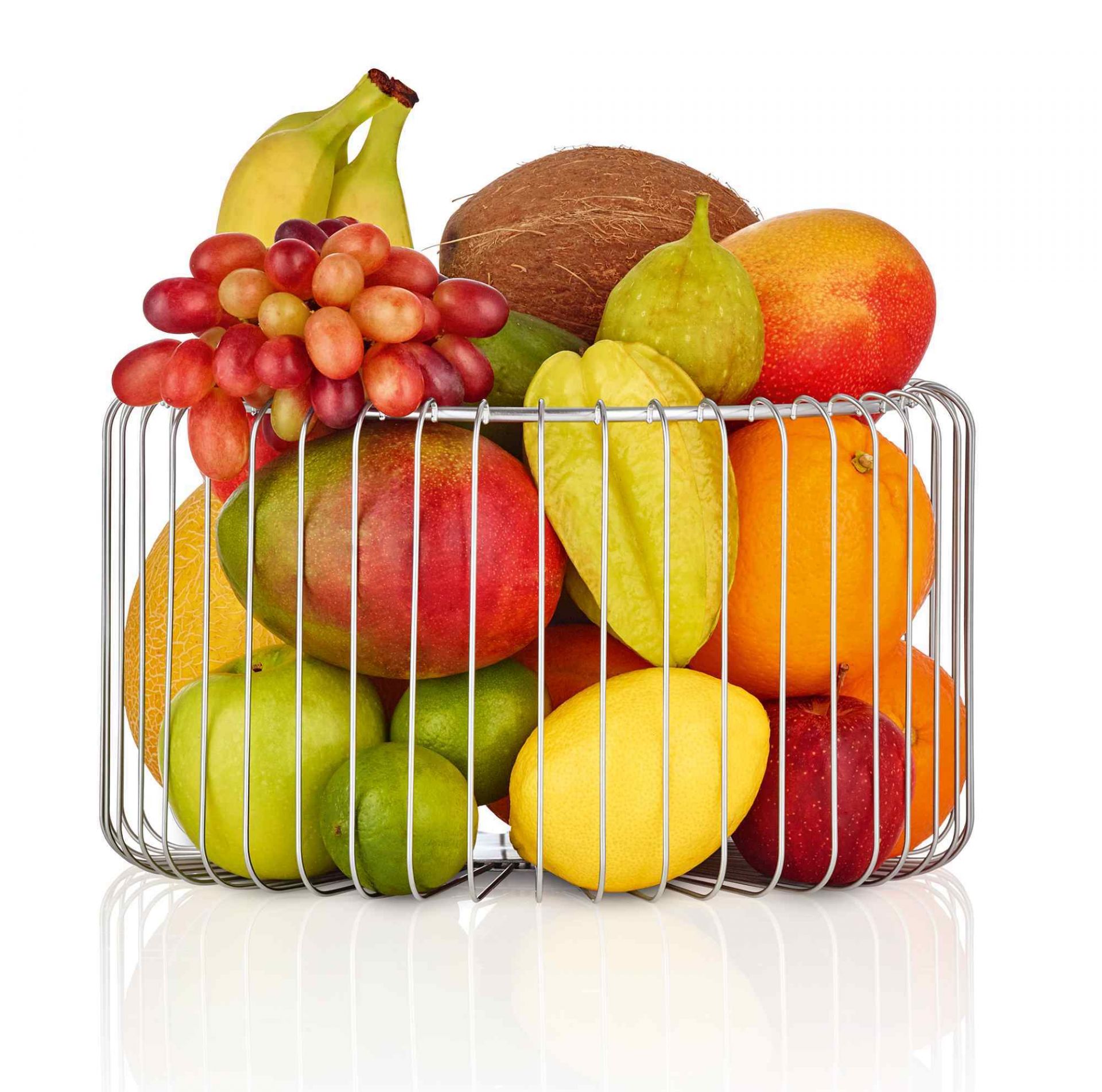 Estra Stainless Steel Basket Ø 30 cm Blomus SINGLE PIECES