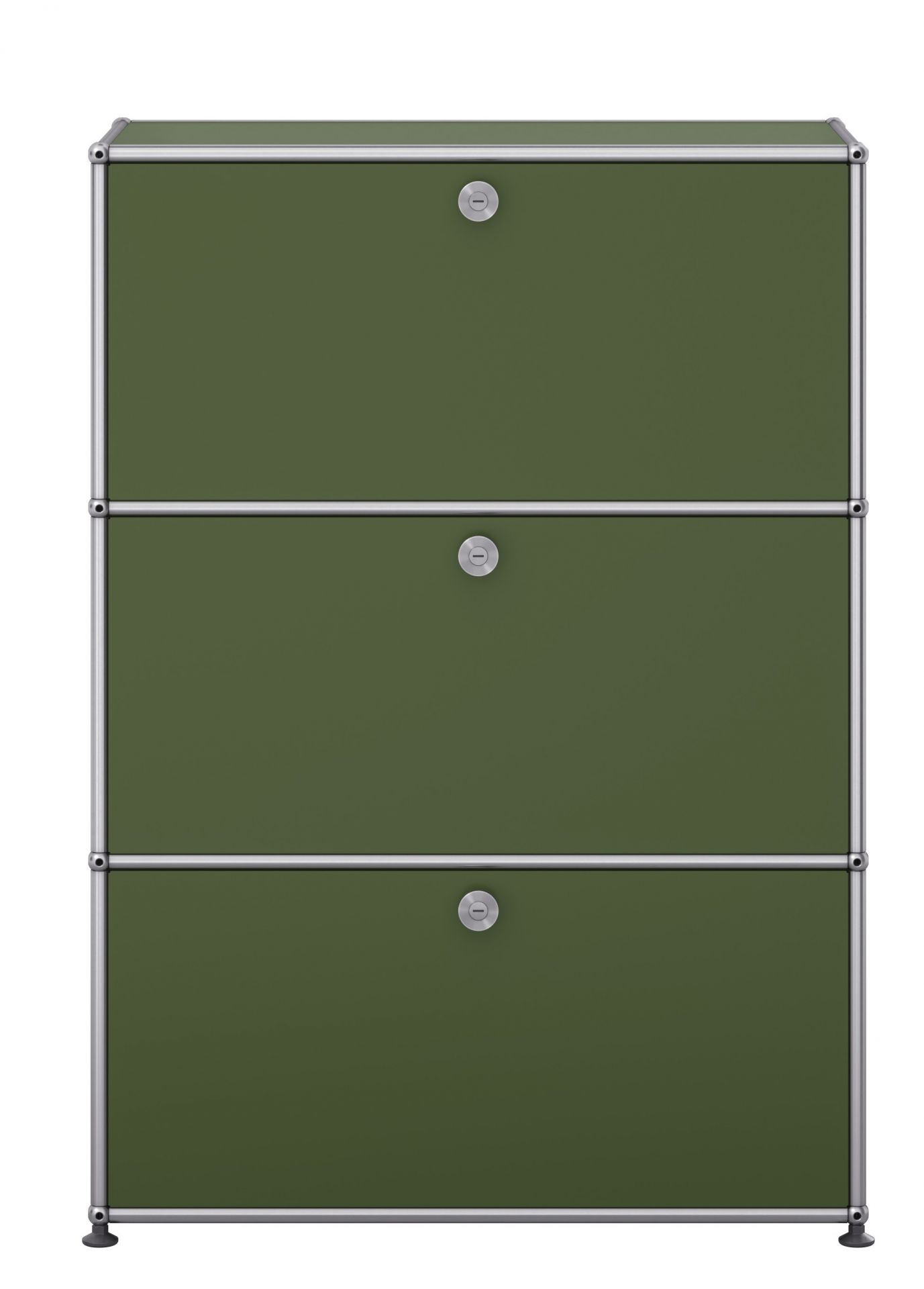 USM Haller Highboard G1 with 3 doors – Olive Green