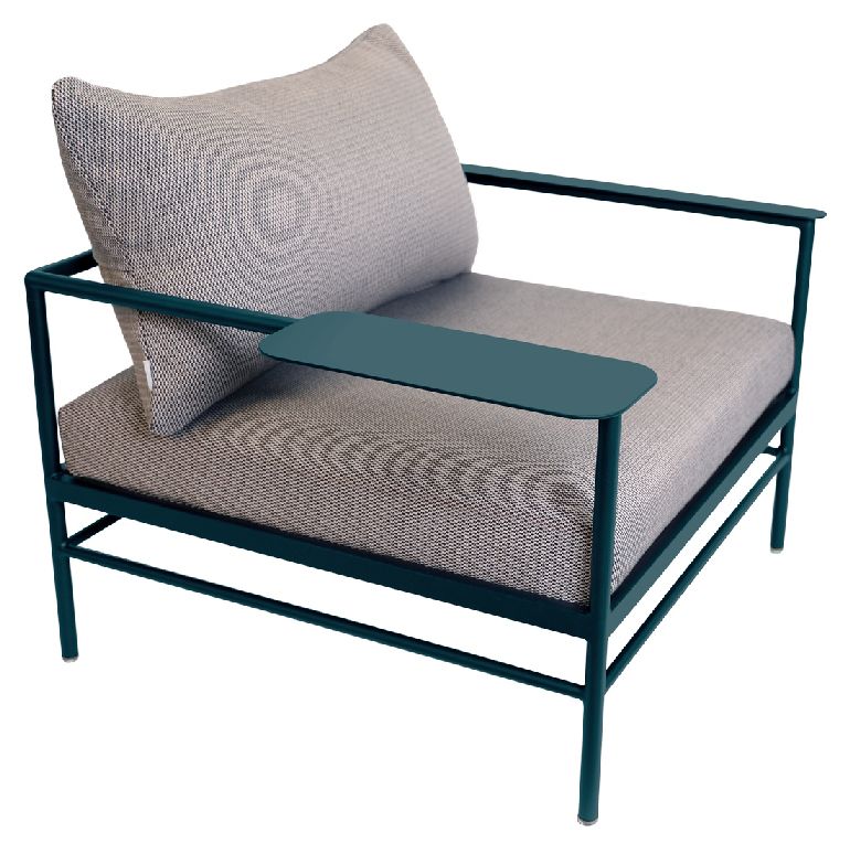 Rivage lounge chair with armrests Outdoor Fermob