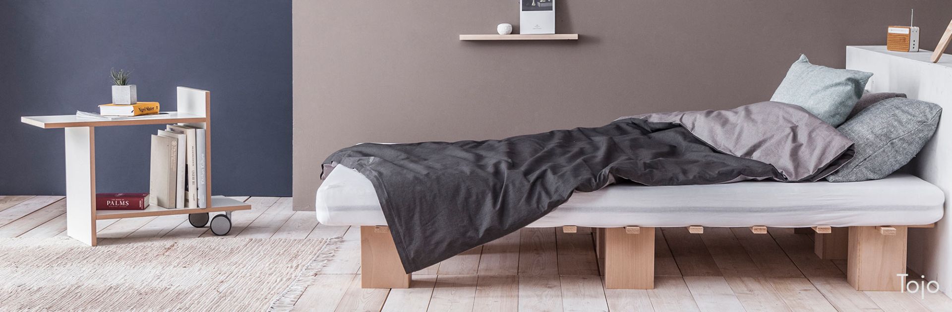 Tojo system bed with Cube bedside cabinet as a gift! Tojo system bed with Cube bedside cabinet as a gift!