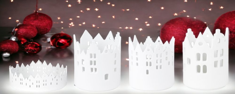 Home Light House Assortment Set of 4 City Lights Räder