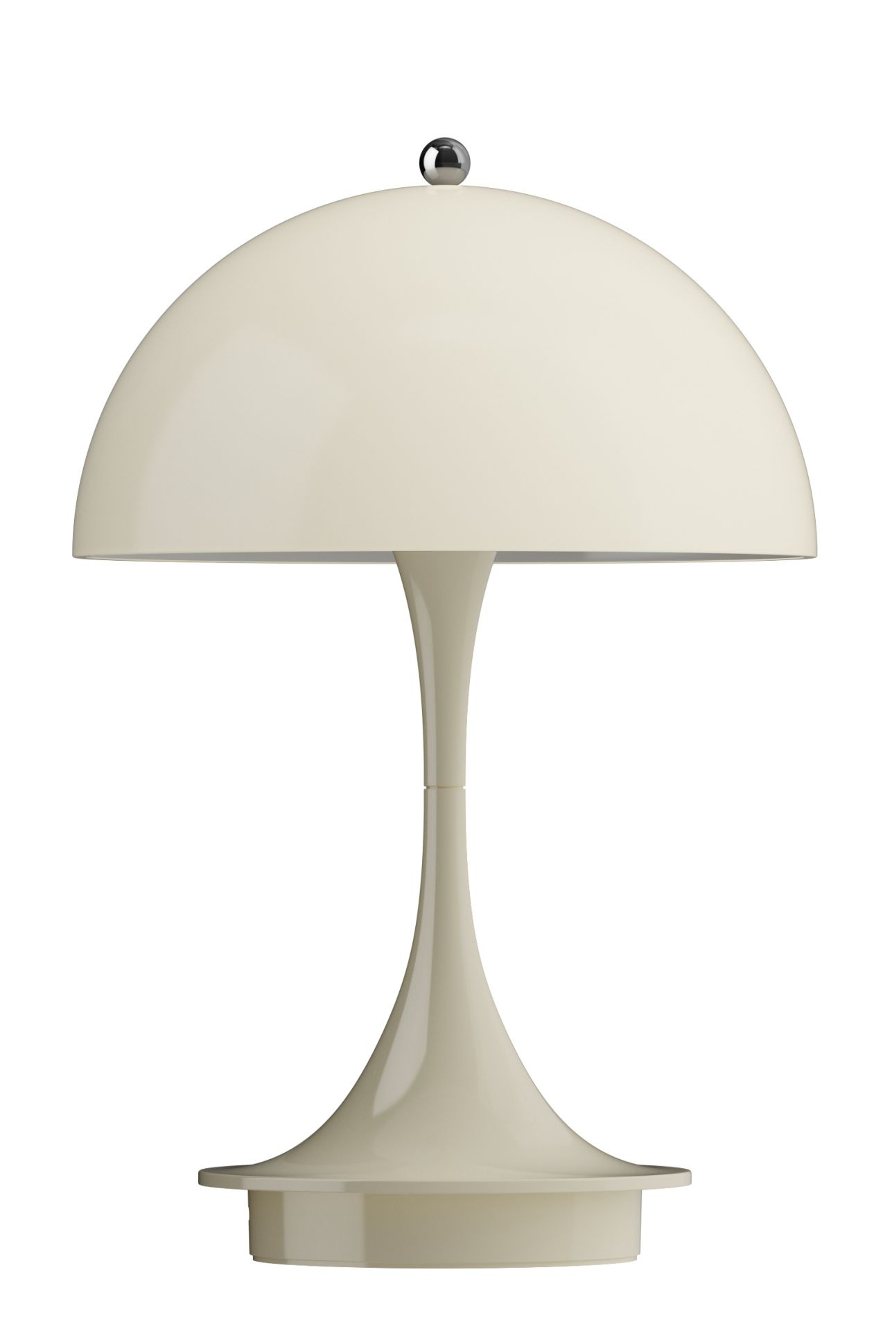 Panthella 160 Portable V3 rechargeable LED table lamp Indoor/Outdoor Louis Poulsen Opal beige