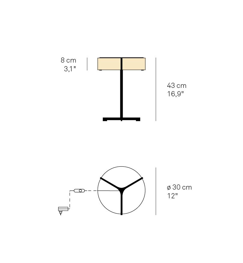 Thesis Table LED table lamp LZF Lamps