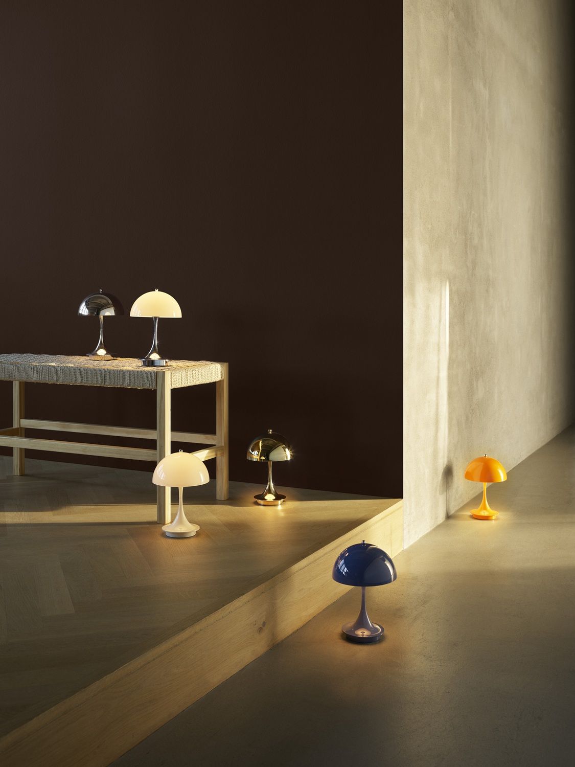 Panthella 160 Portable V3 rechargeable LED table lamp Indoor/Outdoor Louis Poulsen 