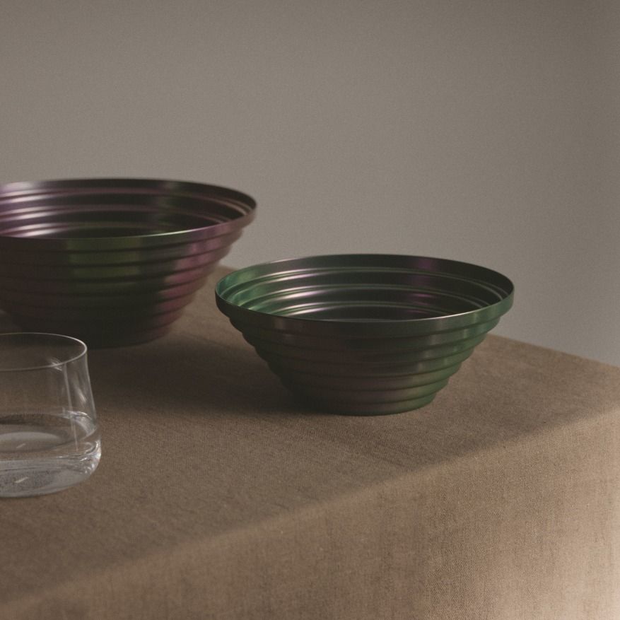 Maya bowl round Ø 25 cm Purplegreen 7320/25PGR Alessi  