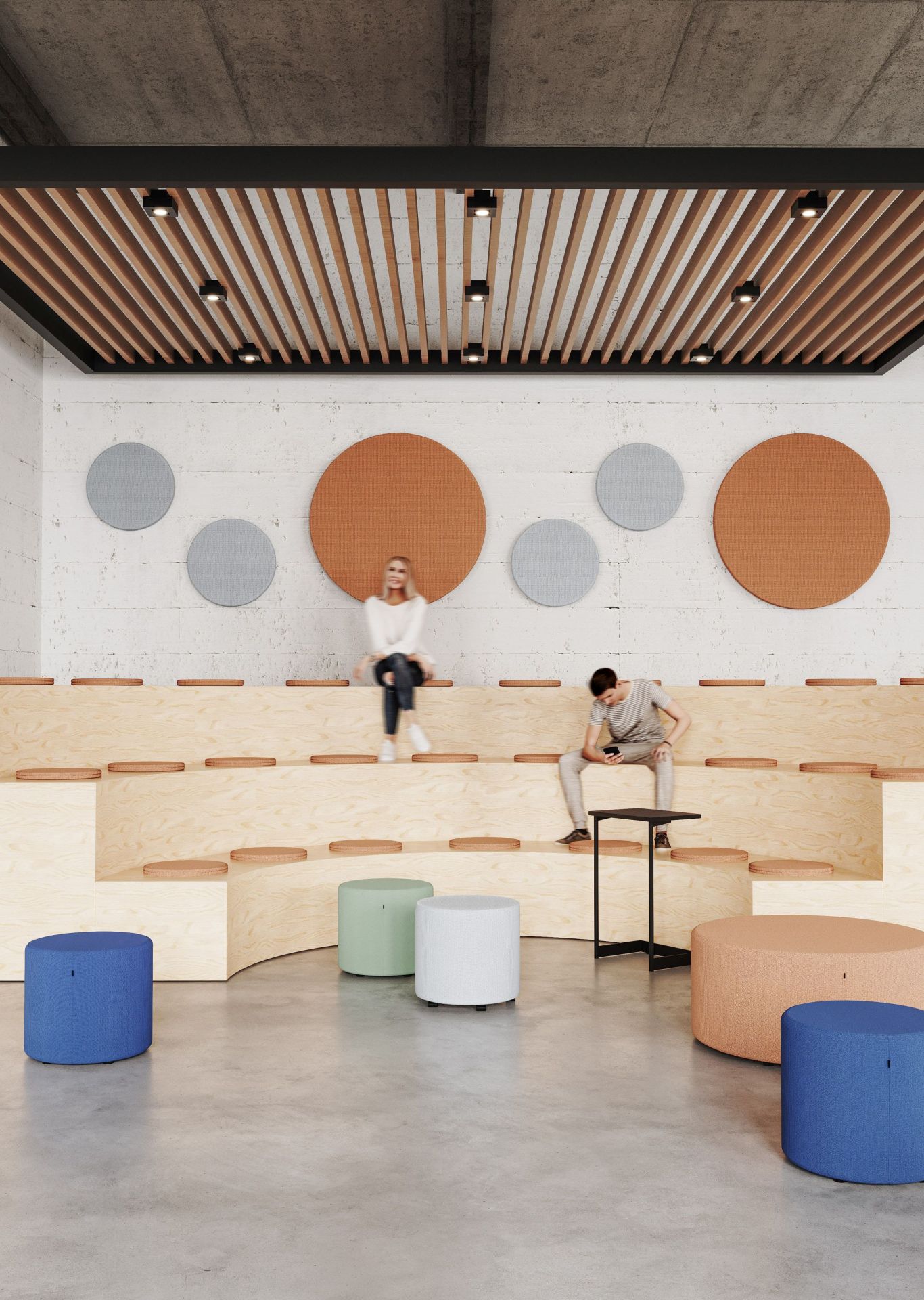 point POP 900 pouf stool Bejot