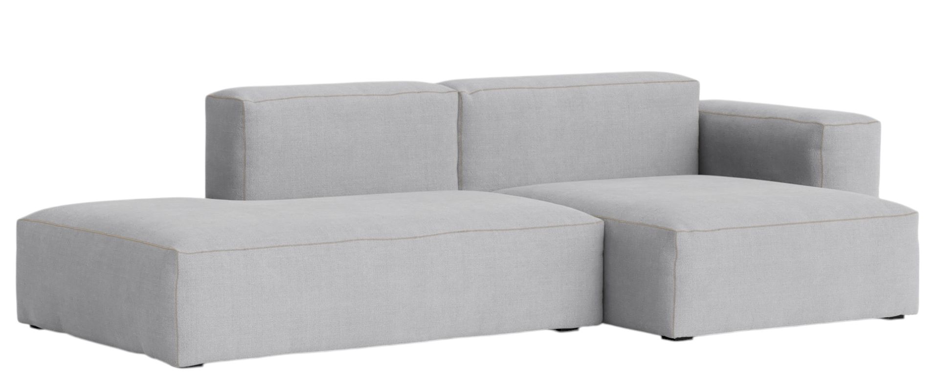 Mags Soft Sofa Low 2,5-seater Combination 3 with armrest right Hay