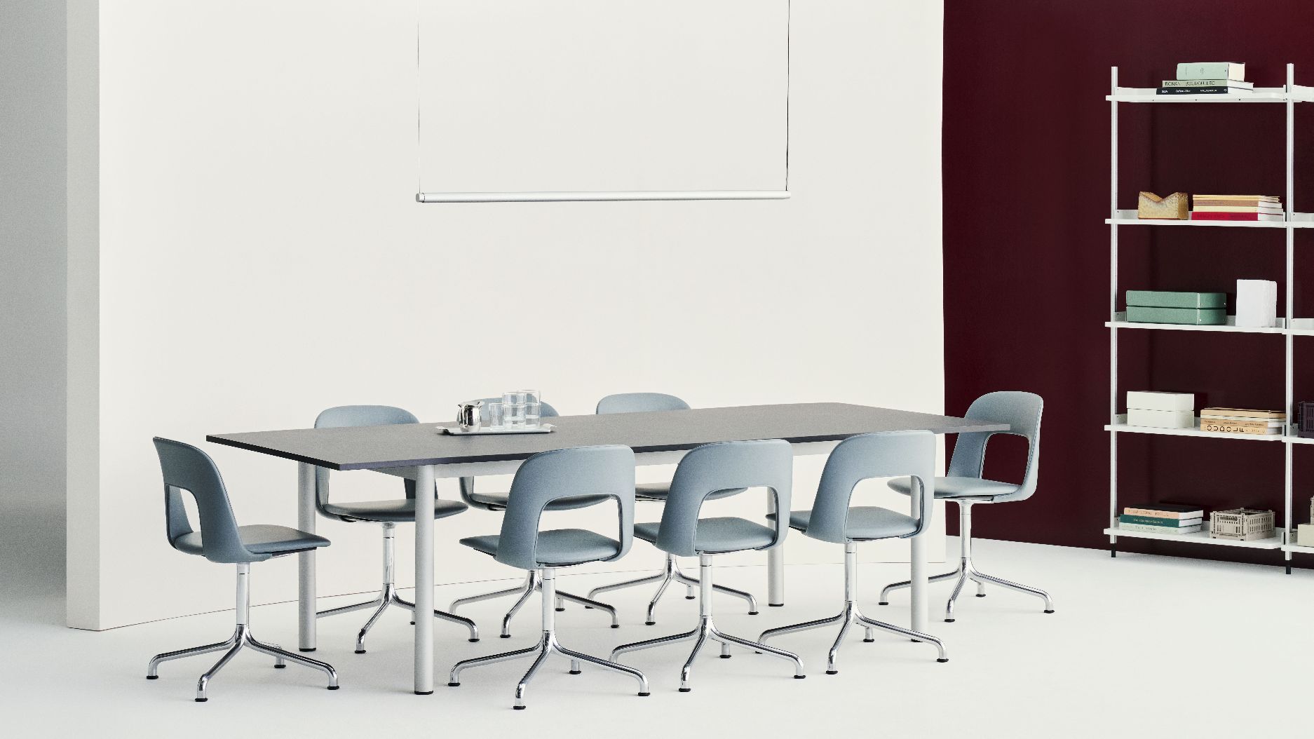 Layout Side Chair 154 4-star swivel chair Hay 