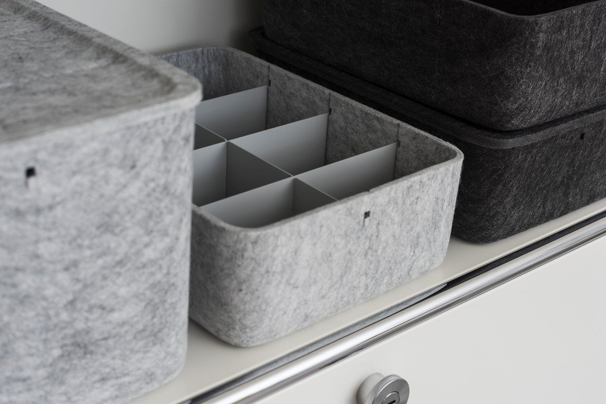 USM Haller Inos Box high with tray