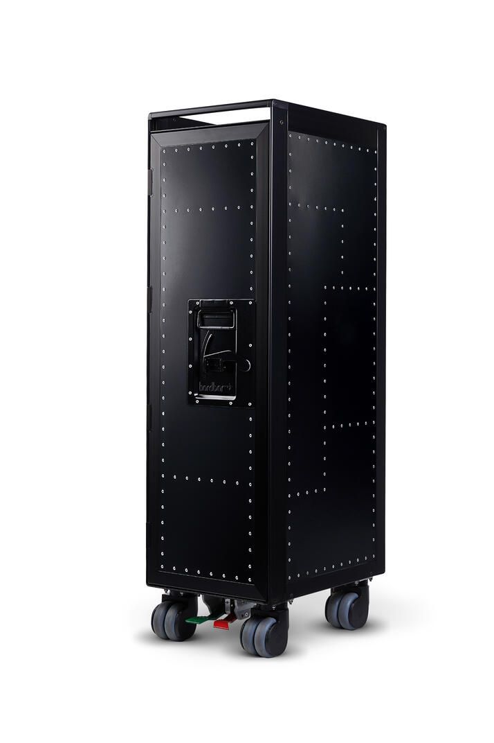 Rivet Rocker Black Classic Airplane Trolley Bordbar