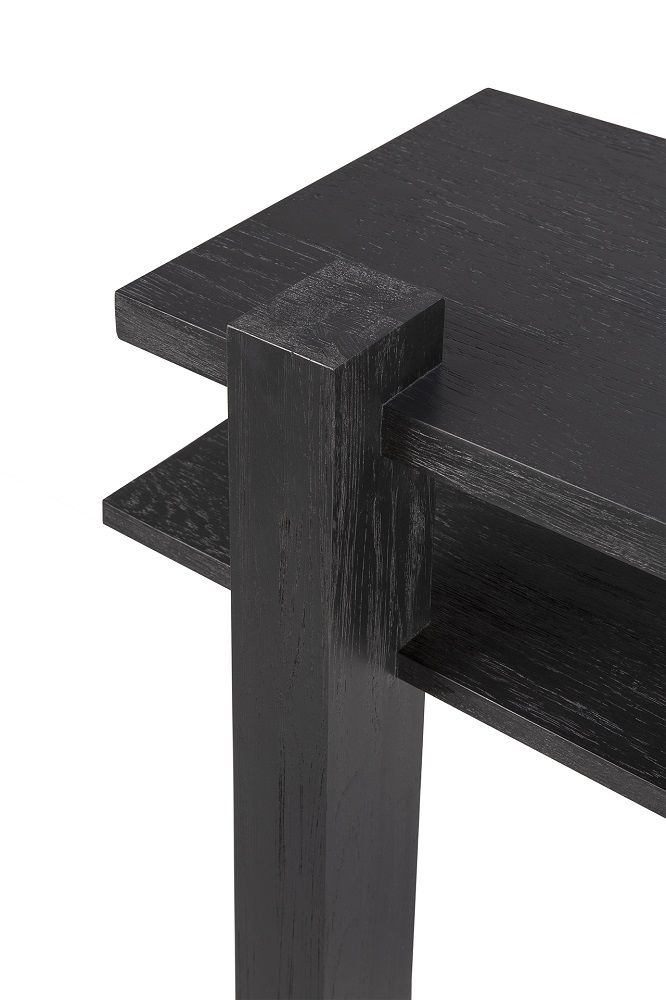 Abstract Console Oak Black Ethnicraft 