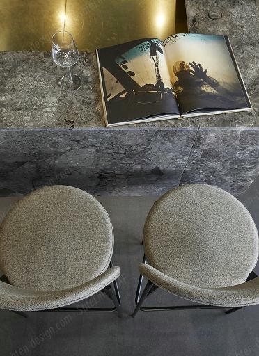Series 430 Bar Stool Bar stool 75 cm BLACK / REMIX 123 Verpan SINGLE PIECES