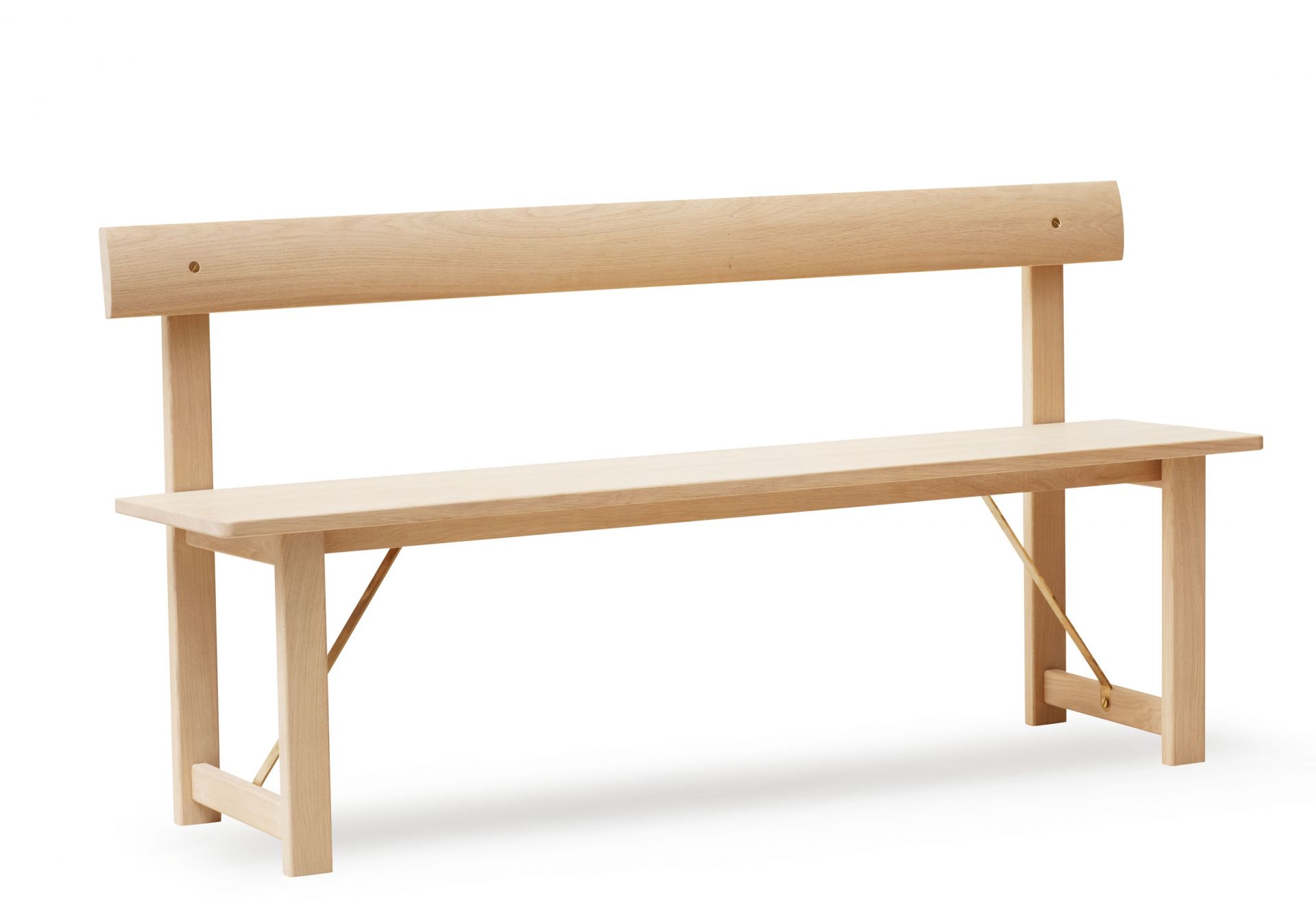 Position Bench Oak white oiled Form & Refine