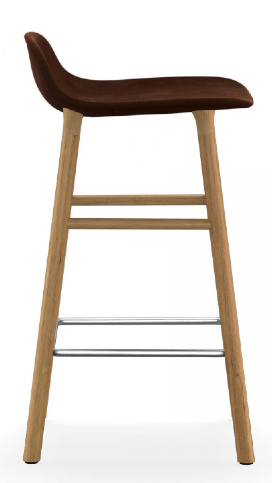 Form Barstool  H 65 cm Oak Upholstered Normann Copenhagen